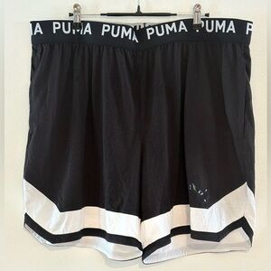 PUMA Men’s Charcoal Gray Athletic Shorts XXL